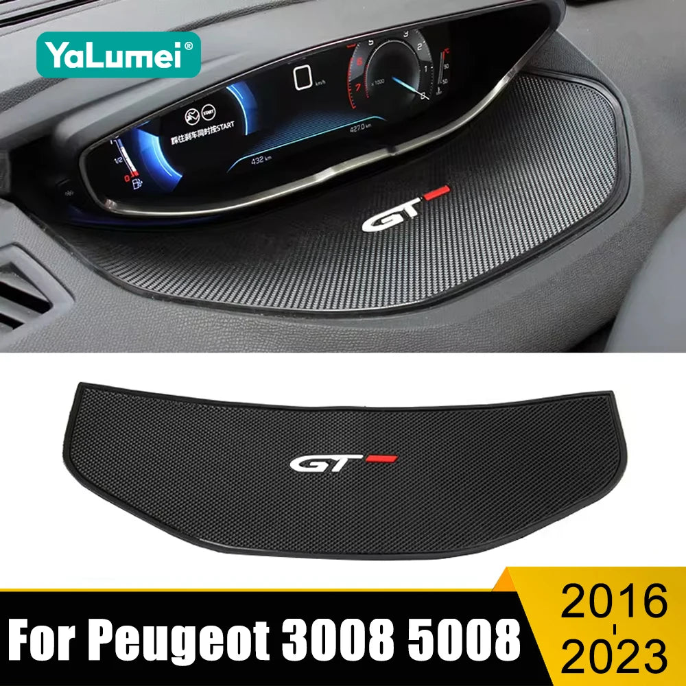 Alfombrilla antideslizante para salpicadero de Peugeot 3008 y 5008: ¡protege tus objetos mientras viajas!