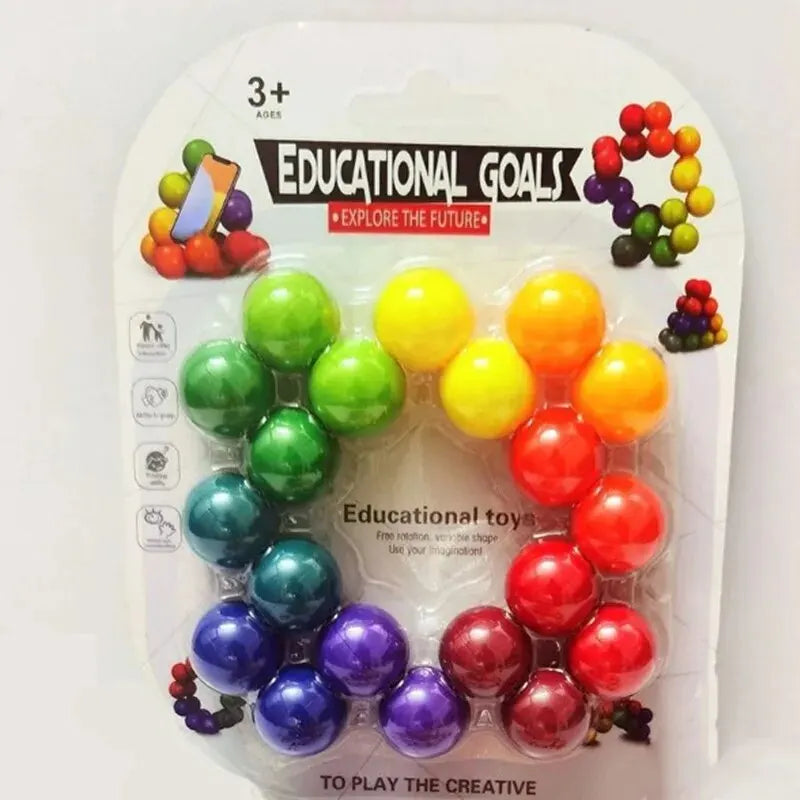 Pelota educativa giratoria 3D: juguete sensorial para niños de 3 a 6 años, alivio terapéutico del estrés, mejora la concentración y las habilidades motoras 