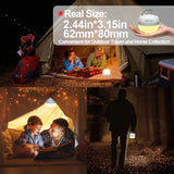Linterna y linterna LED recargable para acampar NATFIRE LV10: luz de emergencia de 5 colores con función de banco de energía