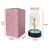 24K Foil Plated Rose Gold Artificial Rose – Everlasting Valentine’s Day & Wedding Decor