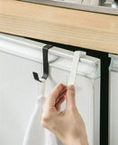 Ganchos multiusos para puertas de armarios: perchero de acero inoxidable para colgar abrigos, toallas, sombreros y más