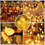 Battery-Powered LED String Lights – Waterproof Fairy Lights for Indoor & Outdoor Holiday Décor