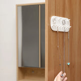 Estante de almacenamiento de joyas para montaje en pared: organizador de plástico duradero para anillos, collares y más