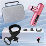 Mini Pocket Massage Gun with 6 Speed Levels & Heat Therapy – Portable Deep Tissue Massager