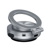360° Rotatable Magnetic Car Phone Holder with Intelligent Vacuum Suction