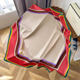 Geometric Pattern Polyester Scarf for Women – Stylish and Versatile Accessory