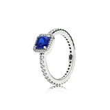 Elegant Unisex Zircon Silver Ring – Timeless Design for Daily Wear & Special Occasions