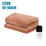 220V Double Seat Electric Heating Blanket – Soft Cashmere Flannel, Low Power Consumption, Intelligent Temperature Control