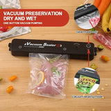 Selladora al vacío automática de alimentos: máquina envasadora portátil para cocina (220 V)