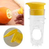 Manual Citrus Juicer - Portable Handheld Fruit Press for Lemons, Oranges & Pomegranates
