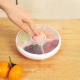 Caja giratoria para guardar bocadillos para niños: contenedor portátil para almacenar bocadillos