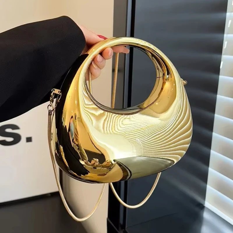 Chic Acrylic Shell Clutch Bag for Women – Stylish Handbag for Summer, Travel & Parties