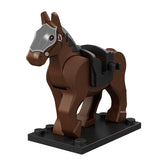 Medieval Knight & Animal Building Block Set - Compatible with Major Brands