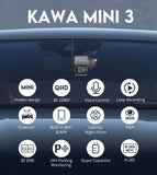 2K QHD Dash Cam with WiFi, Voice Control & Night Vision for Cars