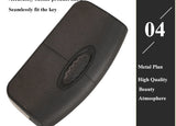 Durable 3-Button Ford Key Fob Shell Replacement with Uncut Blade