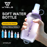 Botella de agua portátil de 401 ml a 500 ml: sin BPA, duradera y compacta para actividades al aire libre