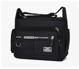 Men’s Lightweight Oxford Shoulder Bag – Versatile Travel Crossbody with Zipper Closure