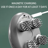 Mini Electric Scalp Massager – Waterproof, Wireless, & Rechargeable Head Massage Tool for Stress Relief & Hair Care