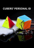 Mini llavero con cubo mágico 3x3: cubo rompecabezas portátil y juguete antiestrés para aliviar el estrés