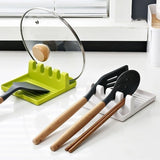 Non-Slip Kitchen Spoon and Spatula Holder Rack