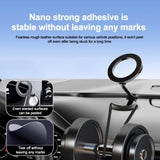 Soporte magnético para teléfono de coche para MagSafe: soporte plegable de aleación ajustable de 360° para iPhone 15, 14, 13 y 12