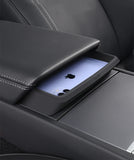 Silicone Armrest Storage Box for Tesla Model 3 Highland – Glasses & Phone Organizer