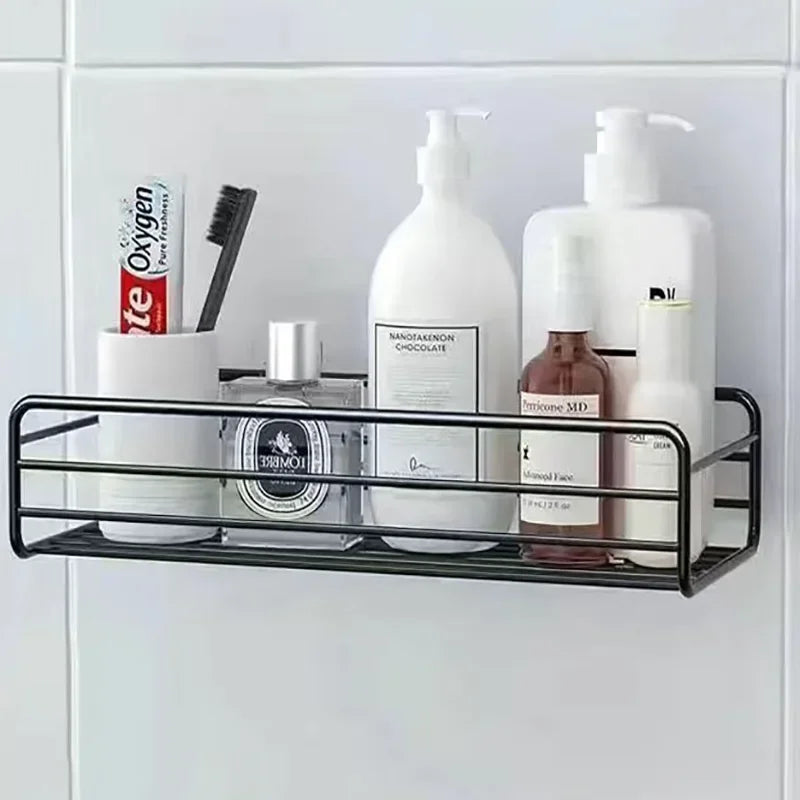 Estante flotante de pared para baño con organizador de metal: una solución de almacenamiento versátil para su baño
