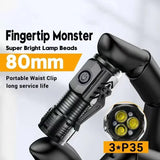 Compact Rechargeable LED Flashlight – Powerful, Portable Torch for Everyday Use