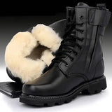 Men’s PU Leather Safety Boots – Stylish Platform Ankle Boots with Waterproof and Metal Toe Cap