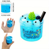 Clear Jelly Cube Crunchy Slime Kit – Soft, Stretchy & Watermelon Scented