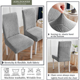 Elegant Jacquard Chair Cover – Premium Spandex & Polyester Protector for Weddings, Banquets, and Dining Rooms