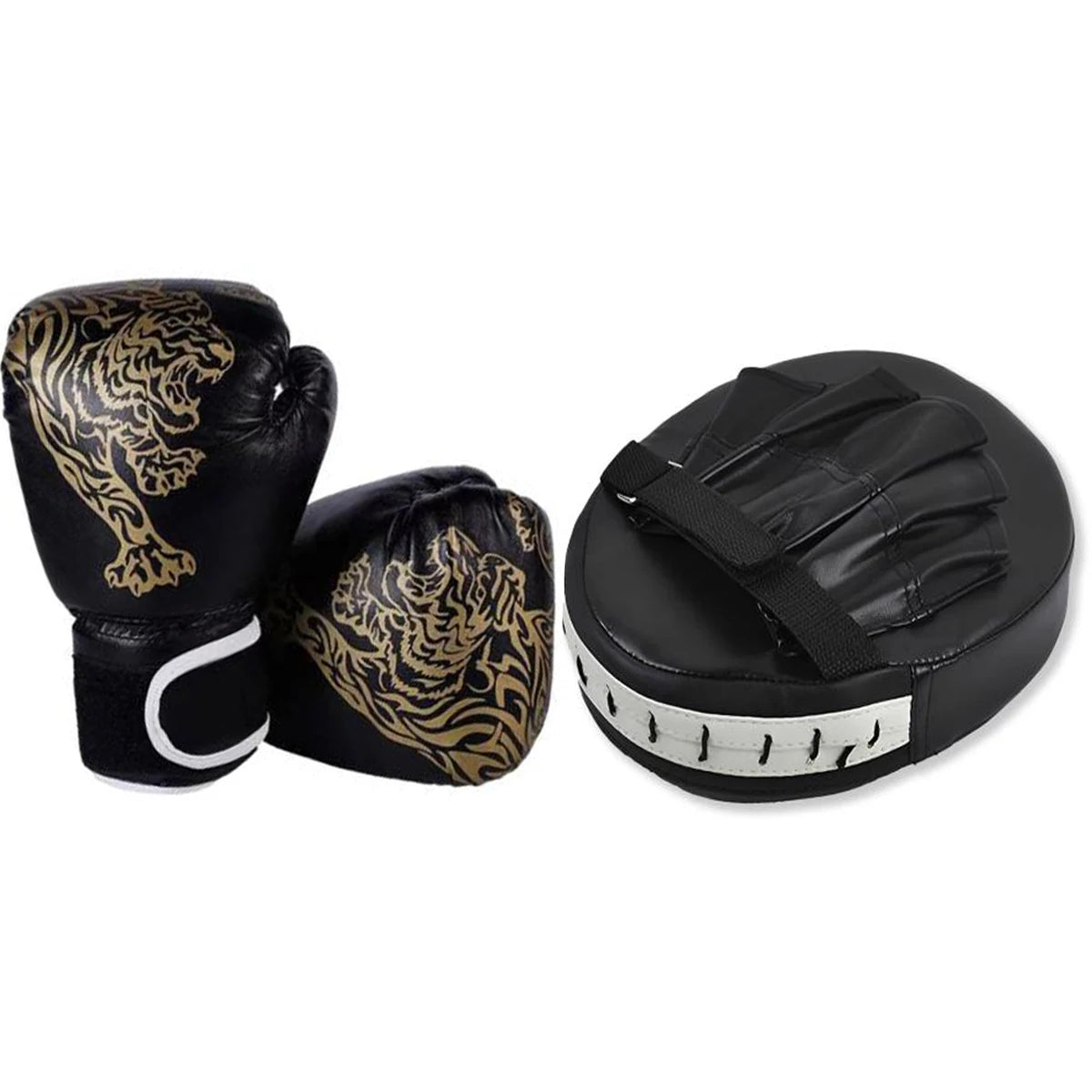 PU Leather Boxing Mitts for Training, Kickboxing & MMA Practice