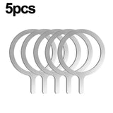 Placa de metal magnética universal: soporte de teléfono con cargador inalámbrico en forma de disco