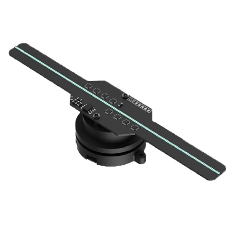 Custom Logo 3D Hologram Fan Projector – Transparent LED Display for Advertising & Events
