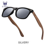 Natural Wooden Polarized Sunglasses for Men – Stylish UV Protection with TR90 Frames