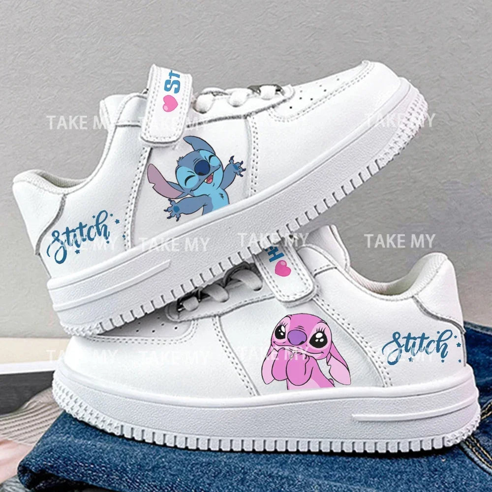 Kids' Stitch Basketball Sneakers - Waterproof Casual Sports Shoes for Boys & Girls
