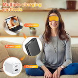 Reusable Heated Eye Mask with Far-Infrared Therapy – Adjustable Temperature & Timer