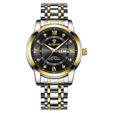 Men’s Stainless Steel Quartz Wristwatch with Waterproof Chronograph