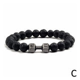 Pulsera de cuentas de piedra natural hecha a mano para hombres y mujeres: piedras de cristal con poder para la suerte, la protección y la energía positiva