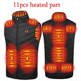 USB Heated Vest for Men & Women – 23-Zone Electric Heating Winter Vest, Thermal Warm Jacket