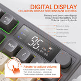 Wireless Bluetooth Keyboard with Smart Screen and RGB Backlighting – Multi-Device, Ergonomic 96-Key Design
