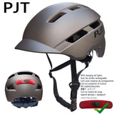 USB Rechargeable Bike Helmet with LED Tail Light - Lightweight MTB/Road Cycling Helmet