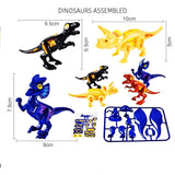 Juego de 30 piezas de dinosaurios para armar: obsequios de fiesta divertidos y educativos