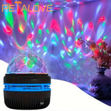 Galaxy Starry Night Light Projector, LED Ocean Wave & USB Home Decor
