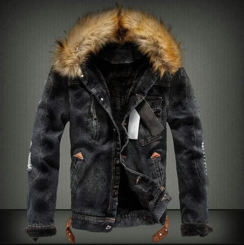 Men’s Casual Single-Breasted Coat – Stylish Solid-Colored Outerwear for Autumn & Winter
