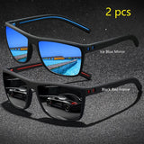 Vintage Check Pattern Polarized Sunglasses – Stylish UV400 Eyewear for Men & Women
