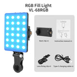 Portable Clip-On LED Selfie Light with Adjustable Brightness for Phones and Laptops