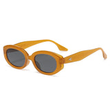 Nuevas gafas de sol ovaladas: moda retro informal para mujeres y hombres