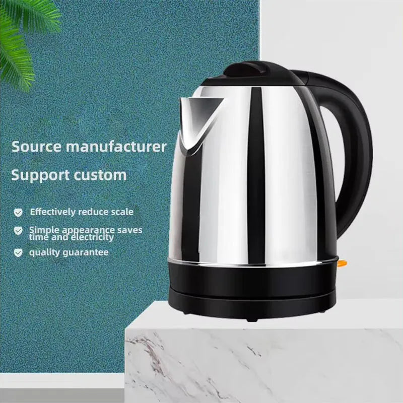 Hervidor de agua inteligente de acero inoxidable: tetera y cafetera térmica con silbato de 1500 W