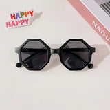 Gafas de sol redondas esmeriladas vintage para niños con protección UV400: protección solar elegante para niños
